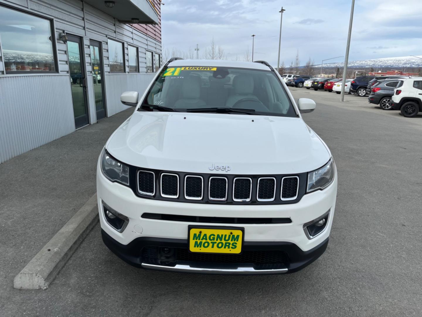 2021 Jeep Compass Limited 4WD (3C4NJDCB8MT) with an 2.4L L4 DOHC 16V engine, CVT transmission, located at 1960 Industrial Drive, Wasilla, 99654, (907) 274-2277, 61.573475, -149.400146 - Photo#7